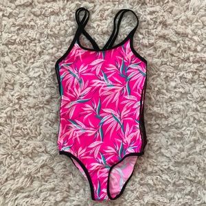 Girls one piece swimsuit